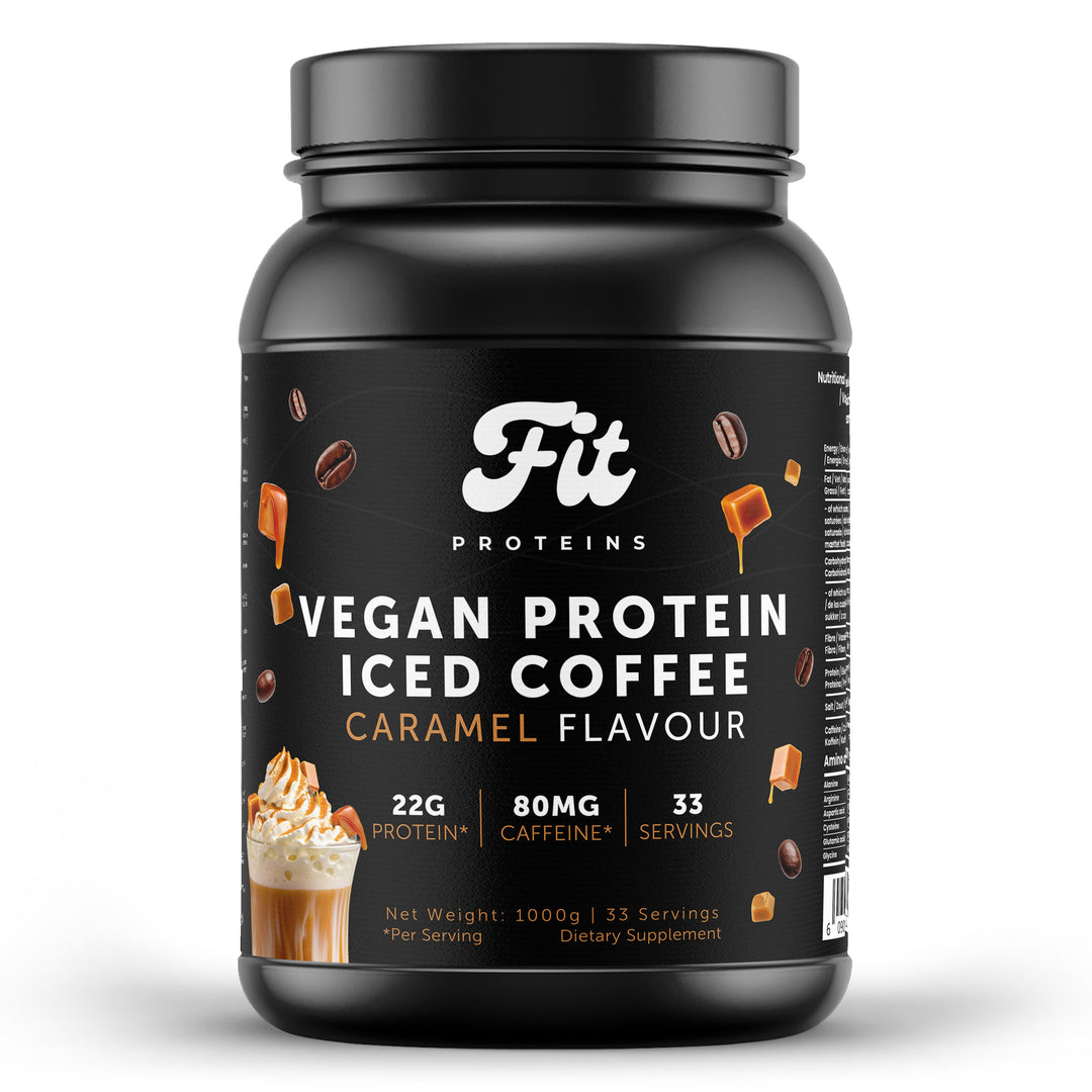 Veganer Protein-Eiskaffee